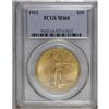 Image 3 : 1912 $20 MS64 PCGS. Boldly detailed except on Liberty' 