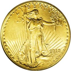 1912 $20 MS64 PCGS. The Mint commemorated the entrance 