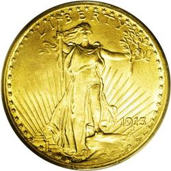 1913 $20 MS64 PCGS. The simple lack of availability fo 