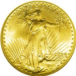 1924 $20 MS66 NGC. This lovely example boasts flashy a 