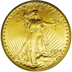 1924 $20 MS66 PCGS. From the abundant mintage of more 