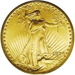 1924 $20 MS66 PCGS. The 1924 and 1928 double eagles ar 