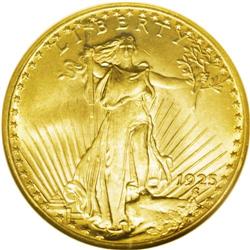 1925 $20 MS66 NGC. Statistically speaking, the 1925 Sa 