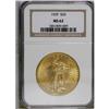 Image 3 : 1929 $20 MS62 NGC. Once considered a great rarity, the 