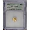 Image 1 : 1847/47 1C Large Over Small 47 MS63 Red ICG. PCGS Popu 