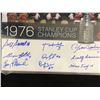 Image 2 : 1976 STANLEY CUP CHAMPS TEAM SIGNED PHOTO (SIGNED BY 15)