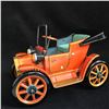 Image 2 : RARE ORANGE VERSION VINTAGE TIN PULL LEVER TOY