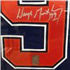 Image 2 : VINTAGE WAYNE GRETZKY DOUBLE CCM SIGNED CUSTOM FRAMED JERSEY ( WG COA)