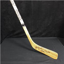 ORLAND KURTENBACH AND HOWIE MEEKER SIGNED HOCKEY STICK