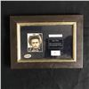 Image 1 : CUSTOM JAMES DEAN DNA (HAIR STRANDS) IN FRAME w/ HOLOGRAM (5X7)