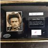 Image 2 : CUSTOM JAMES DEAN DNA (HAIR STRANDS) IN FRAME w/ HOLOGRAM (5X7)