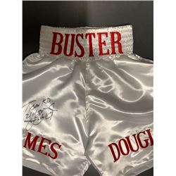 BUSTER DOUGLAS SIGNED BOXING TRUNKS (JSA COA)