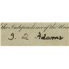 Image 2 : John Quincy Adams Document Signed