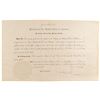Image 1 : Grover Cleveland Document Signed