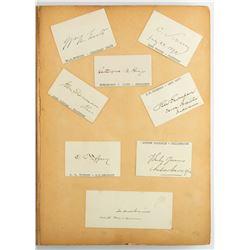 Historic Figures Signed Autograph Album