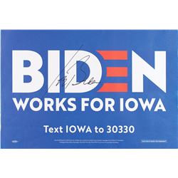 Joe Biden Signed Campaign Sign