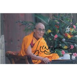 Dalai Lama Signed Photograph