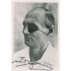 Moshe Dayan Signed photo