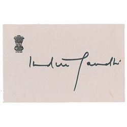 Indira Gandhi Signature