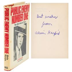 Alvin Karpis Signed Book