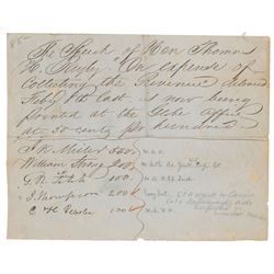 William Strong Document Signed
