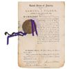 Image 1 : Samuel J. Tilden Document Signed