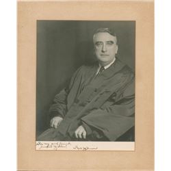 Fred M. Vinson Signed photo