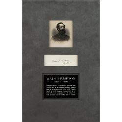 Wade Hampton Signature