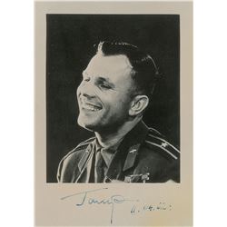 Yuri Gagarin Signed Photograph