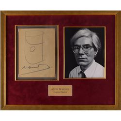 Andy Warhol Signed Sketch