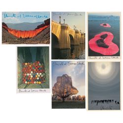 Christo Signed Postcards