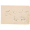 Image 1 : Sergei Rachmaninoff Autograph Musical Quotation Signed