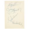 Image 1 : Beatles Signed Promotional Card