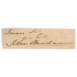 John Braham Signature