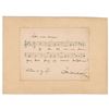 Image 1 : Carl Millöcker Autograph Musical Quotation Signed
