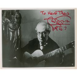 Andres Segovia Signed photo