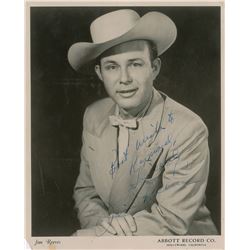 Jim Reeves Signed Photograph
