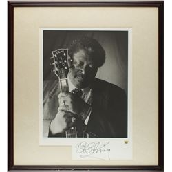 B. B. King Signed Lithograph