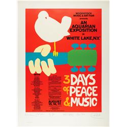 Woodstock Signed Poster