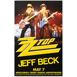ZZ Top Signed Mini Poster