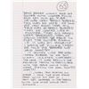 Image 1 : Dee Dee Ramone Handwritten Manuscript