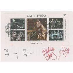 ABBA Signed First Day Cover