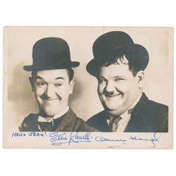 Laurel and Hardy Signed photo