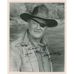 John Wayne Signed photo