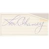 Image 2 : Lon Chaney, Jr Signed Signature