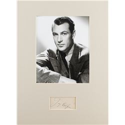 Gary Cooper Signature
