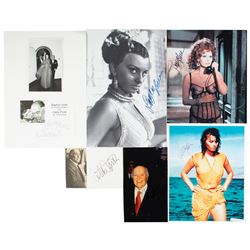 Sophia Loren Signed Group Lot
