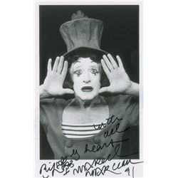 Marcel Marceau Signed photos