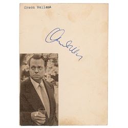 Orson Welles Signature