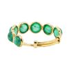 Image 3 : 2.47 ctw Emerald Adjustable Ring - 18KT Yellow Gold